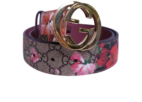 gucci bloom bees belt|Gucci emblem belt.